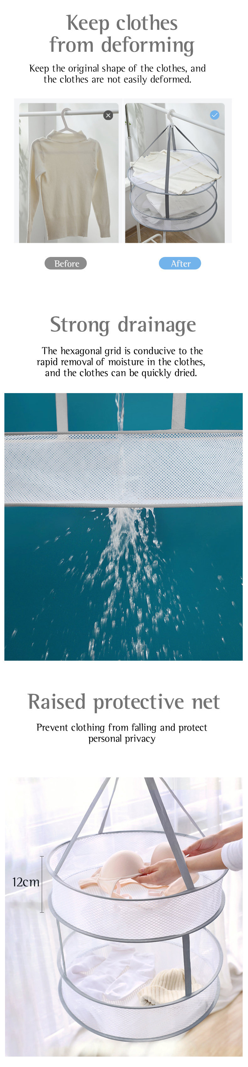 Windproof Clothes Drying Mesh-2